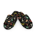 thumbnail image 2 of FUIALDOLG Dinosaur Candy Print Women's House Slippers Open Toe Slide Soft Sole Indoor Slippers for Women Men Home Shoes, Size 6-7, 2 of 7
