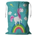 thumbnail image 1 of Bolsa de lavandería con cordón ABPHQTO Fairy Unicorn Rainbow Horse Pony Magic 60x80 cm, 1 of 3