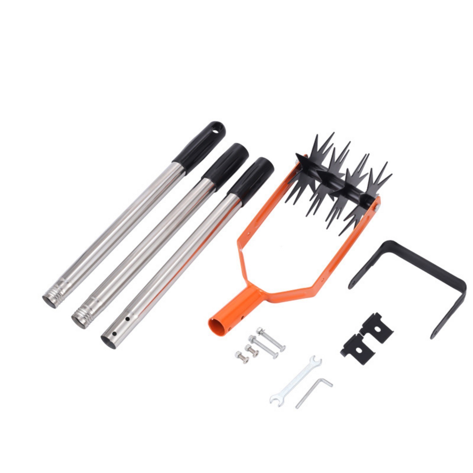 Multiple Angles Gardening Cultivator Tiller Cultivator Garden Weeding Hoe Fatigue Reducing Ergonomic Grip Design