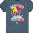thumbnail image 3 of Trolls - Band Together - Girls Rule The World - Toddler and Youth Short Sleeve Graphic T-Shirt, 3 of 5