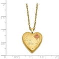 thumbnail image 3 of 1/20 Gold Filled 20mm Enameled I Love You Heart Locket, 3 of 3