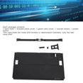 thumbnail image 4 of Game Console Rear Back Cover Replacement, Professional Black Rear Housing Shell  For HEG 001, 4 of 8