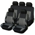 thumbnail image 1 of Funda Asiento Coche 9s de asiento de coche de lujo de 9 piezas Asiento delantero + trasero Negro A p Abody Funda Asiento Coche, 1 of 7