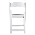 thumbnail image 5 of White SuperResin Folding Chair 3yr Warranty 100pc Bundle by Chivari, 5 of 13