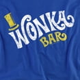 thumbnail image 2 of Willy Wonka And The Chocolate Factory Wonka Logo Unisex Adult T Shirt, Royal, Medium, 2 of 6