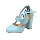 thumbnail image 2 of Sandalias de tacón alto con correa para el tobillo bonita profesional para banquetes para mujer Wmkox8yii nm2483, 2 of 5