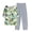 Gray, variant on Cavosen Women Graphic T Shirts 2 Piece Plus Size Short Sleeve T Shirts Wide Leg Long Pants Floral Going Out Sets