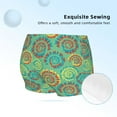 thumbnail image 2 of Rocae Colourful Tie Dye for Girls' Cotton Boxer Briefs, Soft Mid-rise Panties-X-Small, 2 of 5