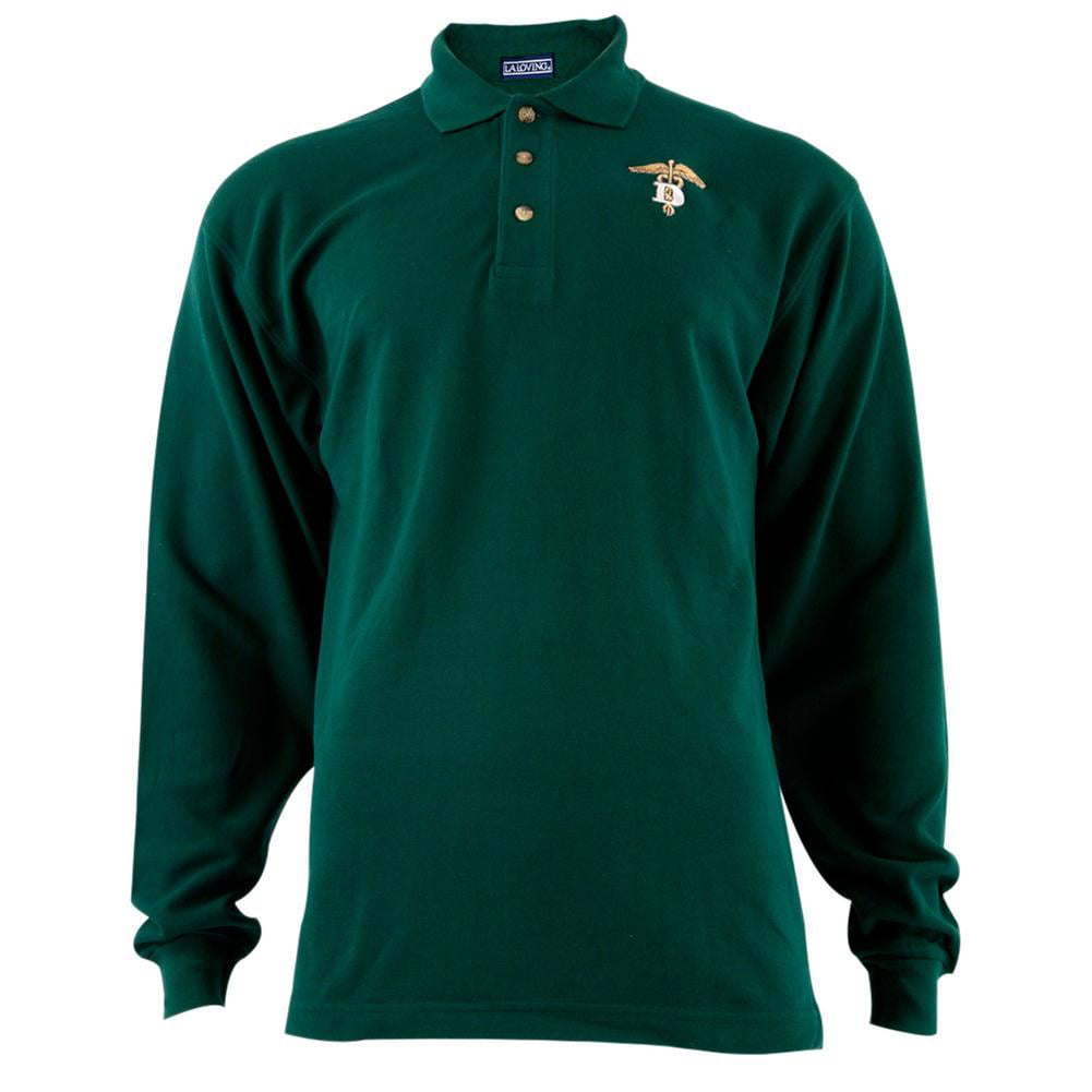 Men's South Africa Springbok Rugby Top Polo Shirt Long Sleeve M L XL 2XL 