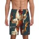thumbnail image 1 of Fotbe Chef Chicken With Beer Bottles Pantalones Cortos de Pijama para Hombre, Ropa de Dormir, Pantalones de Pijama Cortos para Hombre-Large, 1 of 6