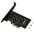 thumbnail image 1 of Black High-speed Transmission Expansion Card, PCI-E Extender Card, For M2 NGFF NVME SSD Hard Drive, 1 of 7