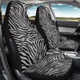 thumbnail image 3 of Uourmeti Easy to Install Car Seat Cover for Auto, Polyester Fabric Washable Automobile Seat Cover Protector, Zebra Stripe, 3 of 12