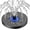 Black, variant on Solar Fountain Upgrade, 3.5W Solar Powered Bird Bath Fountains with Flower, Outdoor Water Feature Solar Pump with 7-in-1 Nozzles, 4 Fixed Pipes for Humingbirds, Garden, Pool, Pond, and Fish Tank