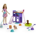 Barbie Team Stacie Puppies Doll Playset, 17 Pieces