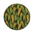 thumbnail image 4 of Spare Tire Cover, Cute Gold Corn Black Wheel Cover Tire Covers For Trailers Car Truck Camper Universal Tire Covering Fits Diameter14"-17", 4 of 4