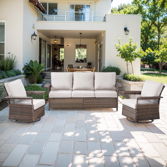 POCASSY 5 - Person Outdoor Seating Group with Cushions