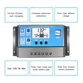 thumbnail image 5 of Solar Charger Controller 60A 50A 40A 30A 20A 10A 12V 24V Battery Charger USB Solar Panel Regulator For Max 50V PV Input ,Multiple Protection Functions, 5 of 6