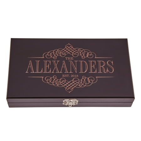 - Personalized Wine Lover's Gift Set - Available in Family Name or Vineyard Design