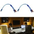 thumbnail image 3 of MYG 2Pcs Set RCA Audio Cable "Y" Splitter Adapter Computer 1 Female To 2 Males Cord, 3 of 9