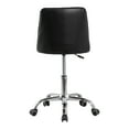 thumbnail image 5 of ESTELLE Office Desk Chair Armless, 18"-24" Adjustable Height for Home Office, Conference Room, Bar, Waiting Area, Black Diamond, 5 of 6