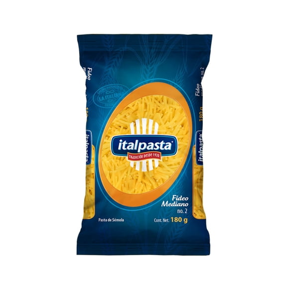 Pasta Italpasta no. 2 fideo Mediano 180 gr