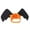 Orange, variante sur Vêtements pour Chiens Taille Moyenne Vêtements pour Chiens Moyens Chats Chiots Vêtements pour Chiens Fête Chauve-Souris Noire pour Animaux