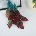 thumbnail image 5 of 10PCS Christmas Fabric Bows Easy to Maintain Shape for Tree Decoration and Gift, 5 of 8