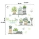 thumbnail image 5 of Billuyoard Pegatinas de pared, papel tapiz impermeable, calcomanías autoadhesivas en maceta fresca, pegatina DIY, adorno para el hogar, decoración del Decoración del hogar Billuyoard HA077078-00, 5 of 6