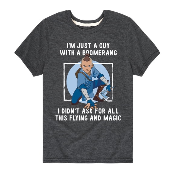 Avatar - The Last Airbender - Boomerang Guy Short Sleeve Graphic T-Shirt