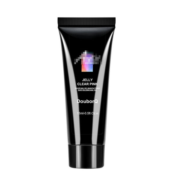 DOUBORQ BEST19 Crystal Glaze Nail Extension Gel - Fast-Drying, No Paper Holder Needed, 10 Vibrant Colors, 15ml (BEST19-06)