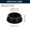 thumbnail image 3 of 2 Pcs Tapones, Tapón de Botón de Hule para Agujeros de 44-45mm/1.73-1.77", 3 of 6