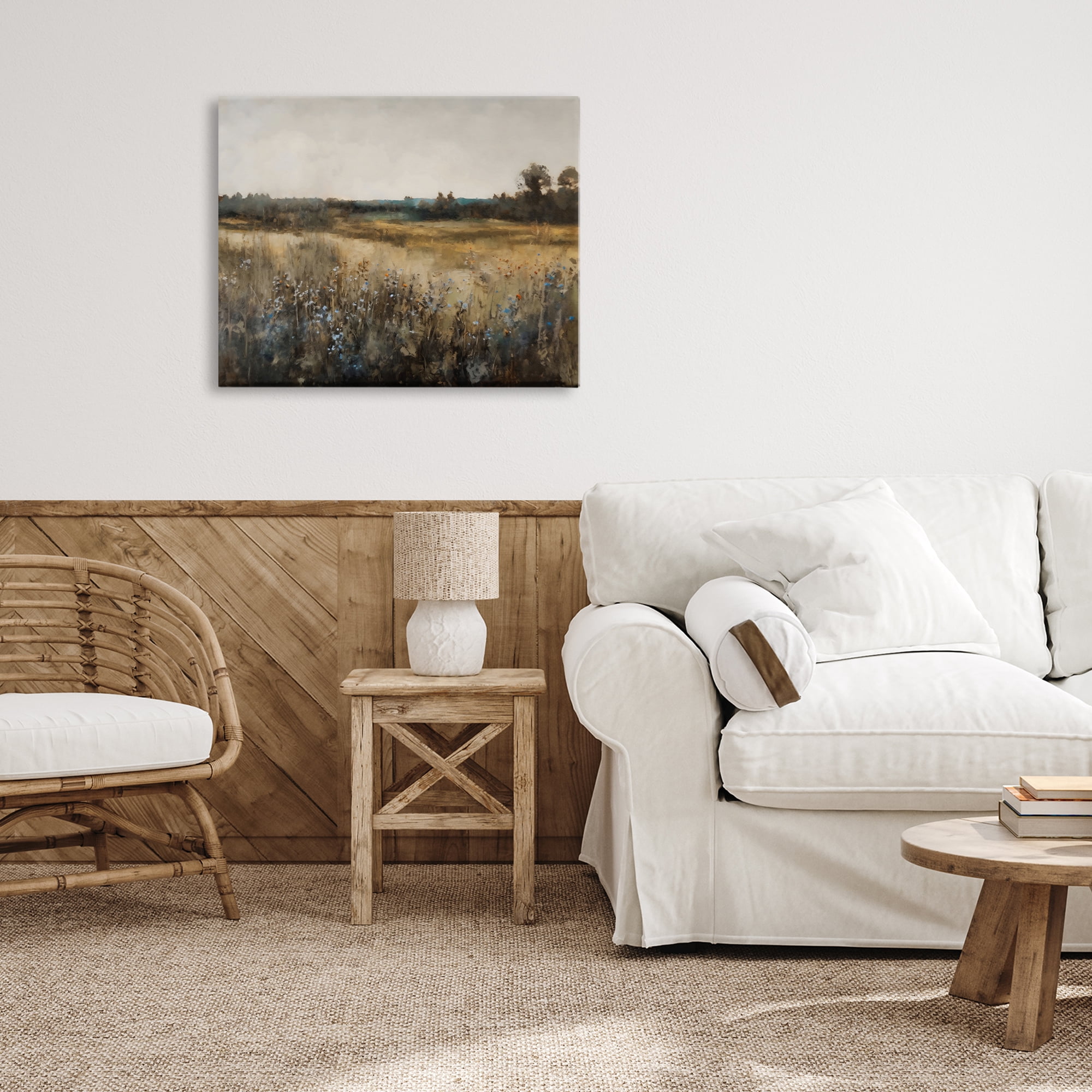 Stupell Industries Wildflowers & Wheat Meadow Canvas Wall Art, design by Creative Studio