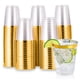 thumbnail image 1 of Berry Bloom 100 Vasos Reutilizables con Borde Dorado Paquete Con 100 Piezas, Copas Elegantes para Fiestas, Bodas, Postre, Cócteles, Vino (10 ONZAS), 1 of 8