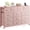 Pink, variant on Casacomoda 55-Inch Wood Dresser with 13 Storage Drawers & Built-in Power Outlets, Large Bedroom Dresser and TV Stand, Light Grey