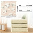 thumbnail image 3 of 6 Packs Cute Sheep Head Kitchen Dish Towels Soft Absorbent Dish Cloths 11"x11", 3 of 9