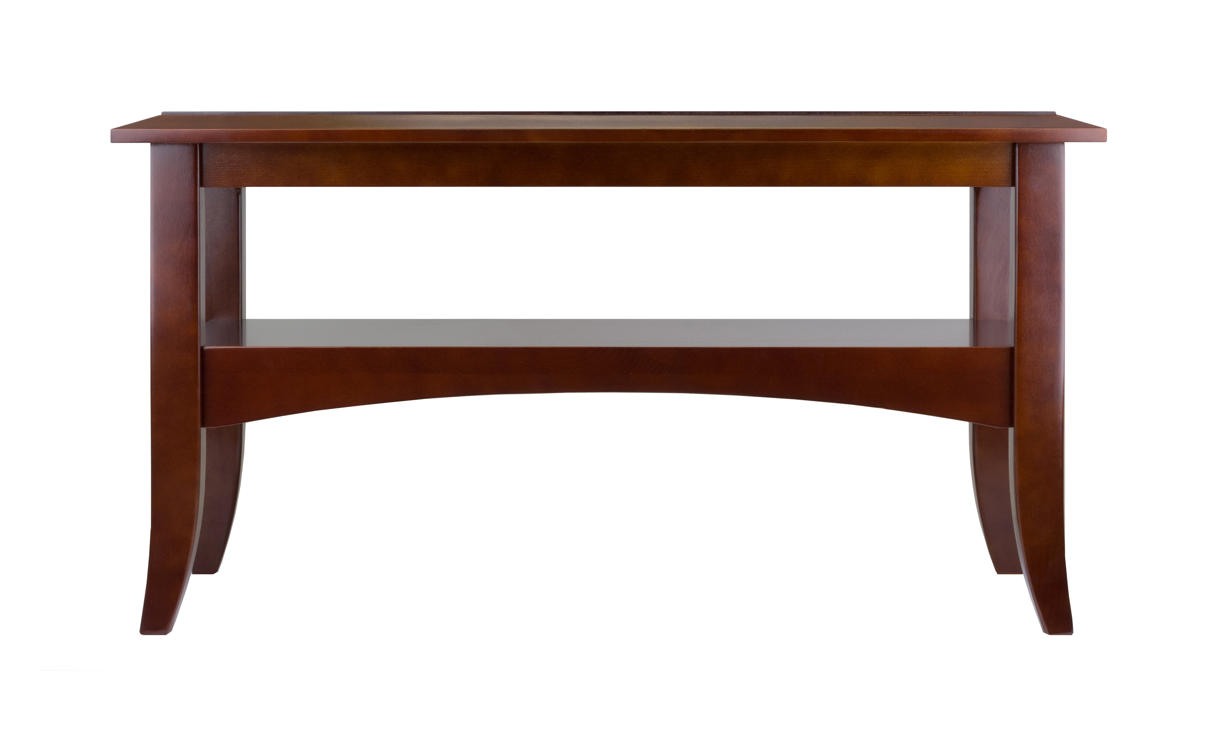 Winsome Wood Craftsman Coffee Table Walnut Finish Com
