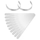 thumbnail image 1 of Uxcell 12Pack Plantillas de Pulsera, 5/8 x 6" Plantillas de Pulsera de Aluminio (Plata, 1mm T), 1 of 6