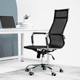 thumbnail image 5 of MoNiBloom Adjustable Height Mesh Office Task Chair, High-Back Swivel Seat for Conference, Black, 5 of 12
