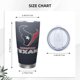 thumbnail image 4 of Taza térmica duradera de acero inoxidable 304 con tapa y pajita con temática del equipo de fútbol de los Texans Taza térmica de acero inoxidable de 20 oz Taza para automóvil Adecuada para bebidas, 4 of 8
