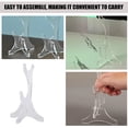 thumbnail image 2 of Shisuyan Support d'Épée de Table Acrylique Transparent 2 Pcs 5.89x3.93x3.93 Po, 2 of 8