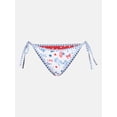thumbnail image 6 of No Boundaries Celebration Print Reversible String Bikini Bottoms, Women's XXS-XXL, 6 of 6