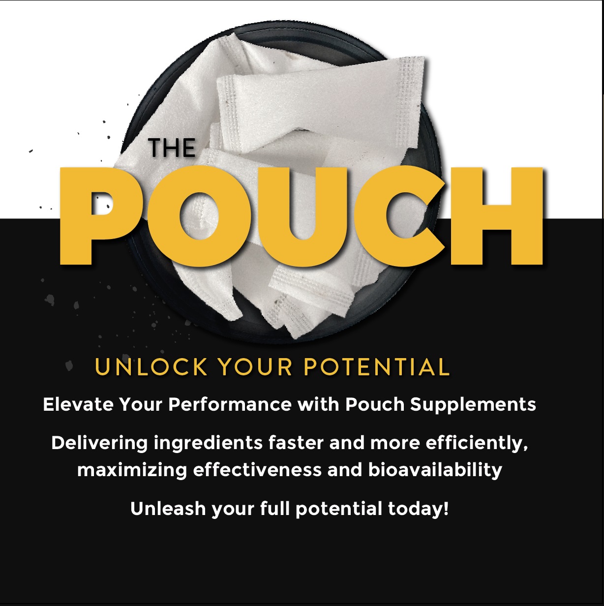 Fully Loaded Alpha Nootropic Pouches (Mint flavor) 5-pack, 15 pouches per can - ALPHA GPC, TYROSINE, GABA