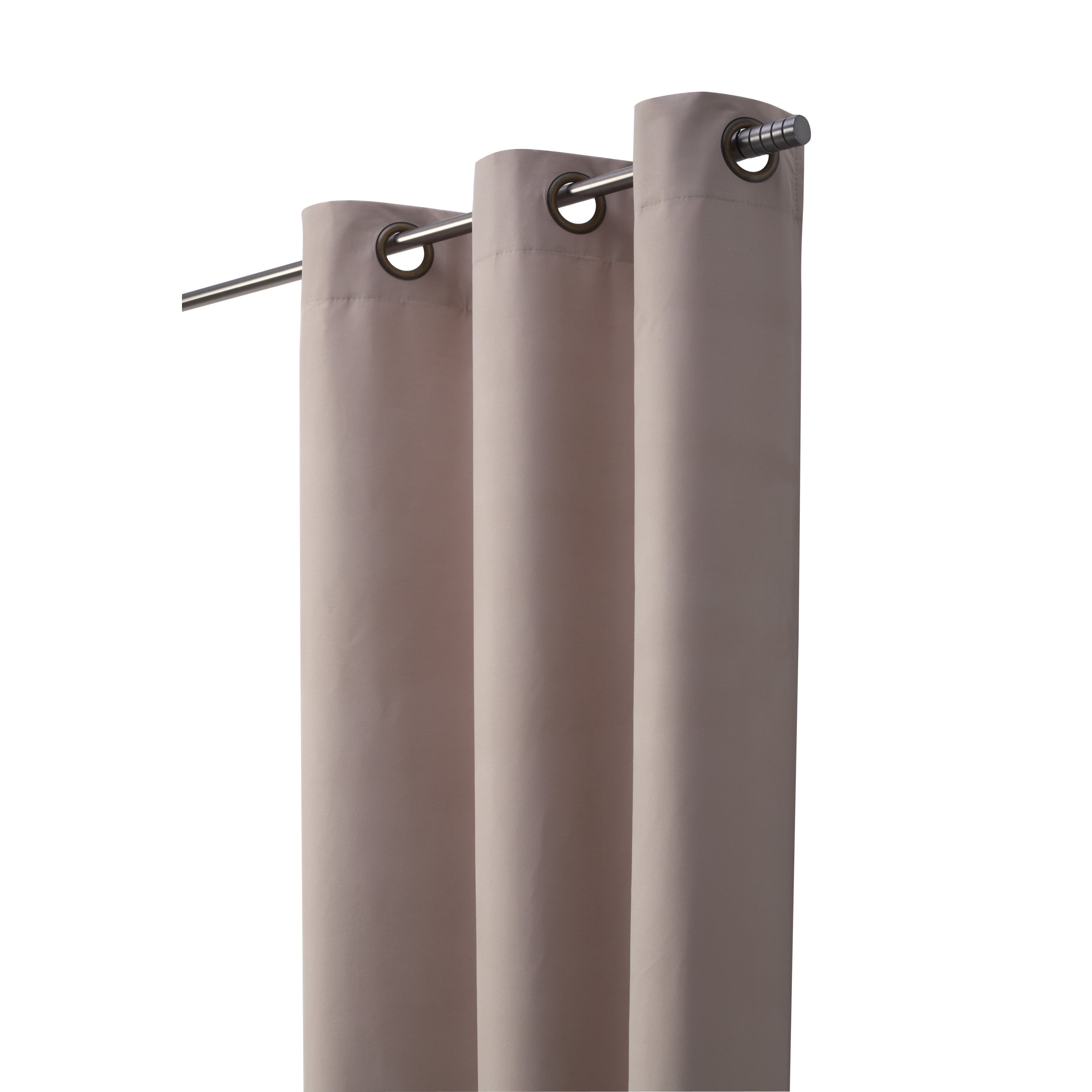 Plano Grommet Insulated Solid Curtain Panel 40" x 84" in Taupe