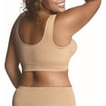 thumbnail image 2 of Just My Size Pure Comfort Pullover Wirefree Bra Tonal Diamond Pattern - 1263, 2 of 4