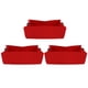 thumbnail image 1 of Macetas para jardín de 60 x 30 x 20 cm con asas, bolsas para plantas de verduras no tejidas gruesas de color rojo rosa, 1 of 8