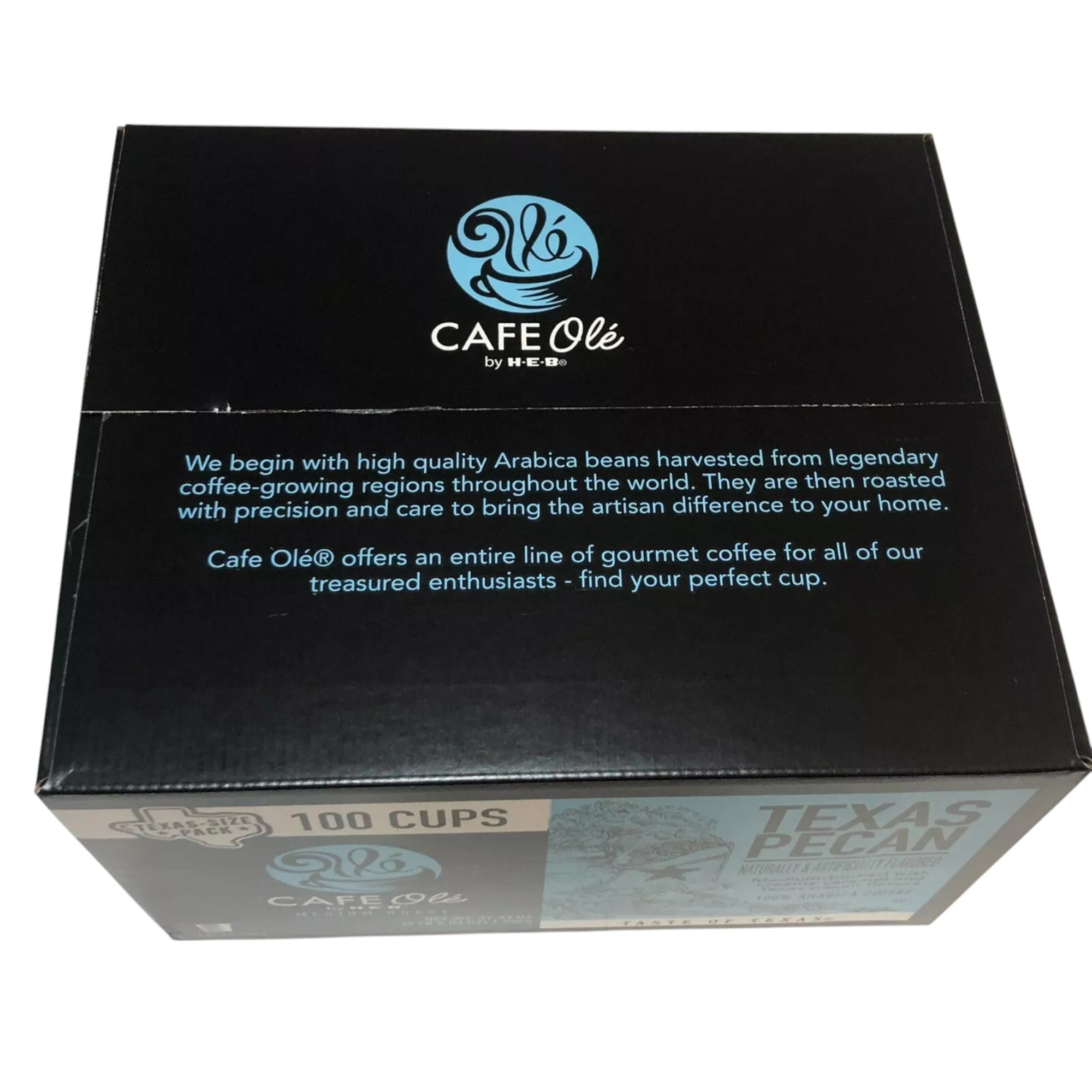 Cafe Ole by HEB Caramel K-Cup Coffee Pods Single Serve Medium Roast 100 Count