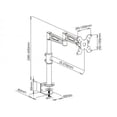 thumbnail image 2 of 3 Way Adjustable Tilting Desk Mount Bracket for LCD LED (Max 33Lbs, 13~30 inch), 2 of 3