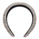 thumbnail image 1 of EeaseMX Diadema acolchada con diamantes de imitación para mujer, diadema ancha con joyas brillantes, tocado, 1 of 8