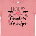 thumbnail image 4 of Inktastic I Love My Grandma and Grandpa Heart and Arrows Boys or Girls Baby T-Shirt, 4 of 5