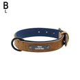 thumbnail image 1 of Soft Leather Personalized Dog Collar ID Tag Engraved for Small Medium Large D✨g Q4I3, 1 of 9